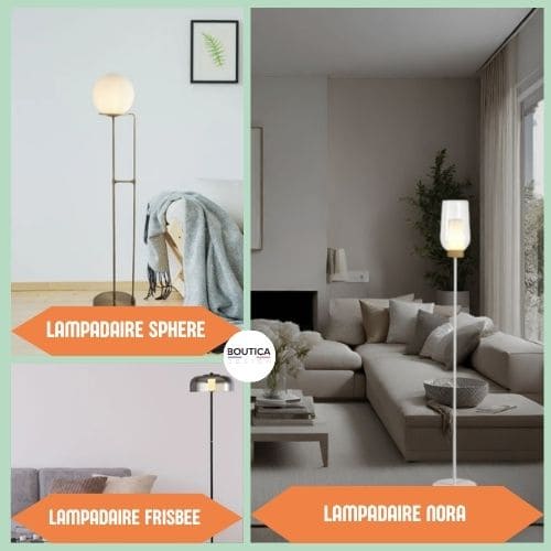 Lampadaire verre